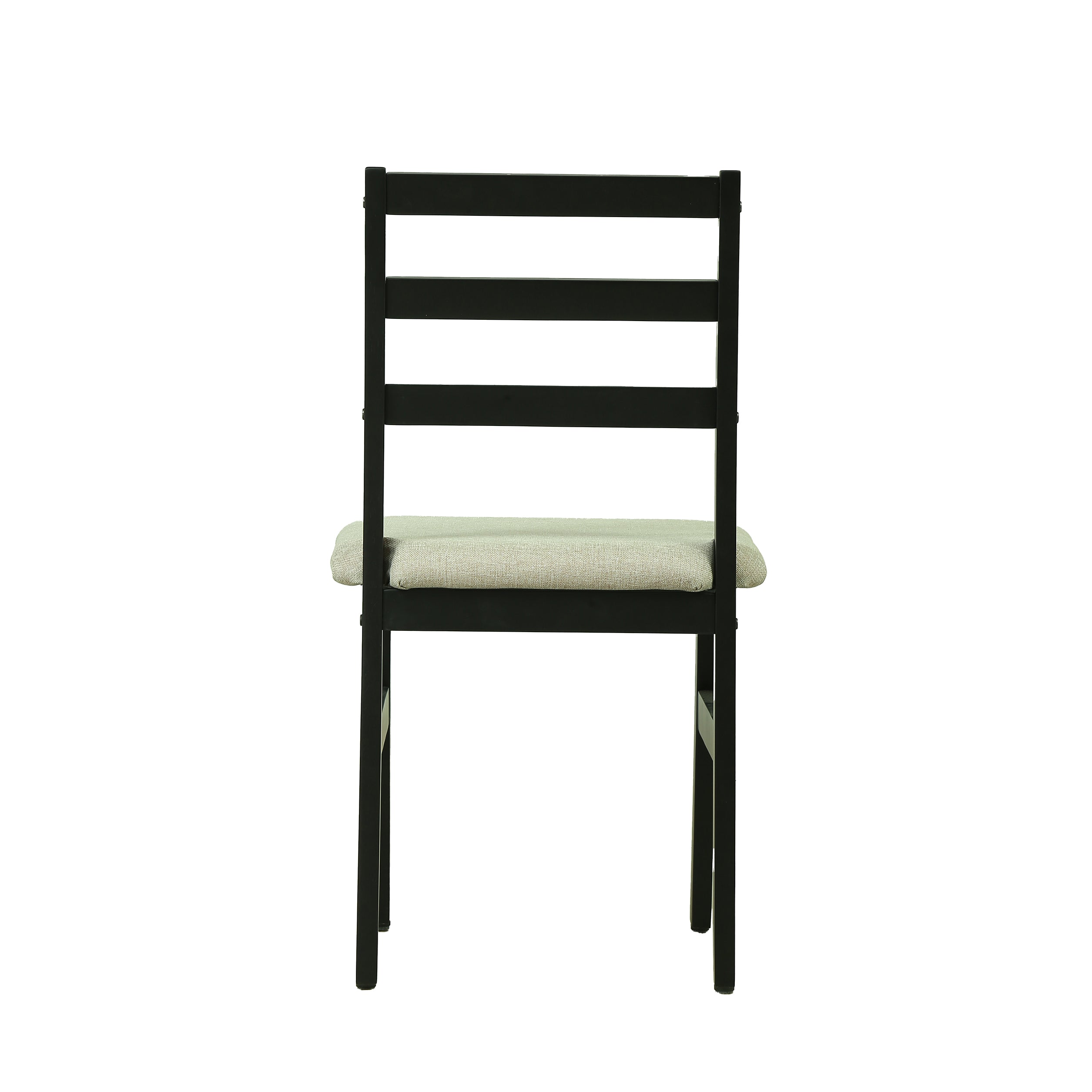 Black Dining Chair [Treated Rubberwood]