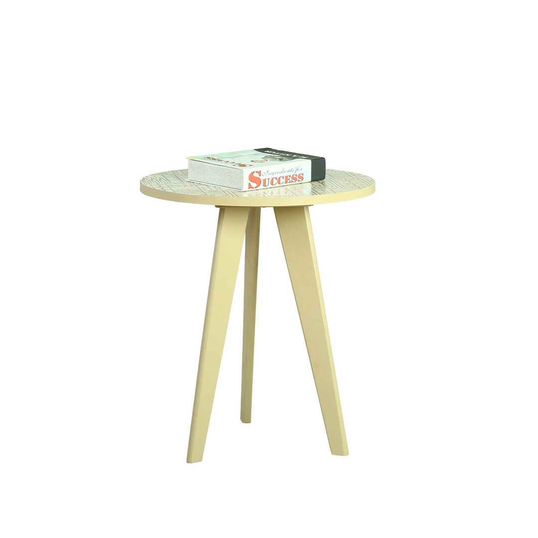 Tri Table Oval U.V. Print Wood Coffee By Stories