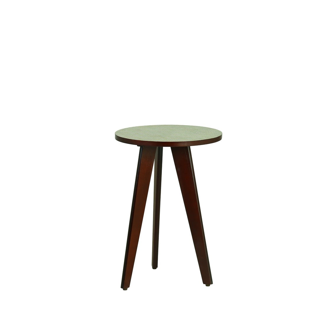 Tri Table Round U.V. Print Wood Aztec By Stories