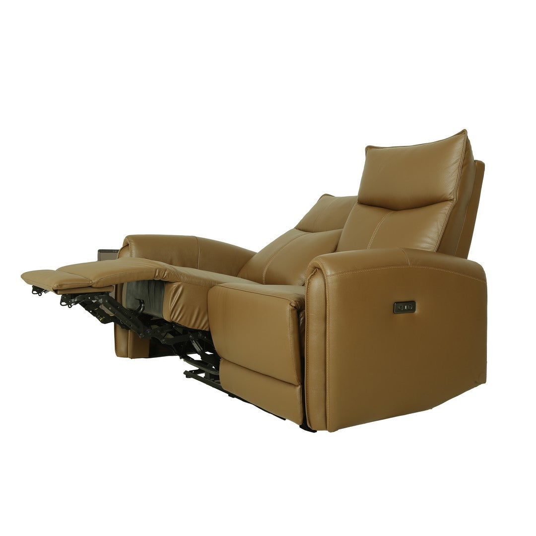 Motorized 2 Seater Recliner Leather Sofa By Stories