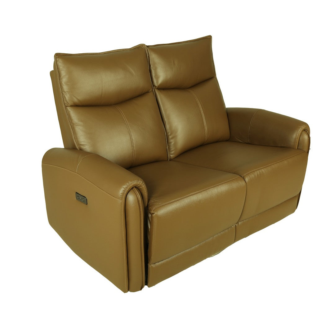 Motorized 2 Seater Recliner Leather Sofa By Stories