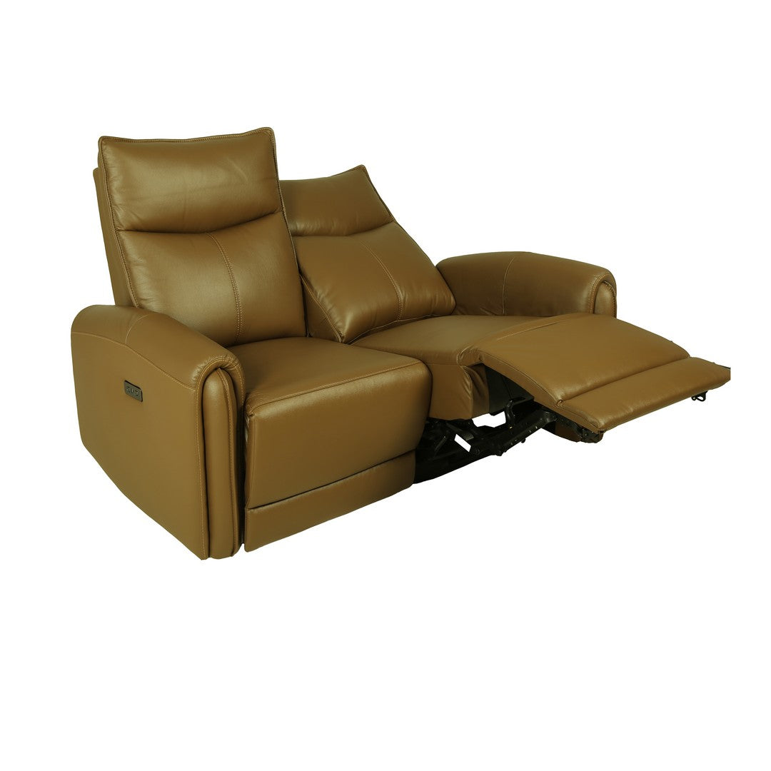Motorized 2 Seater Recliner Leather Sofa By Stories