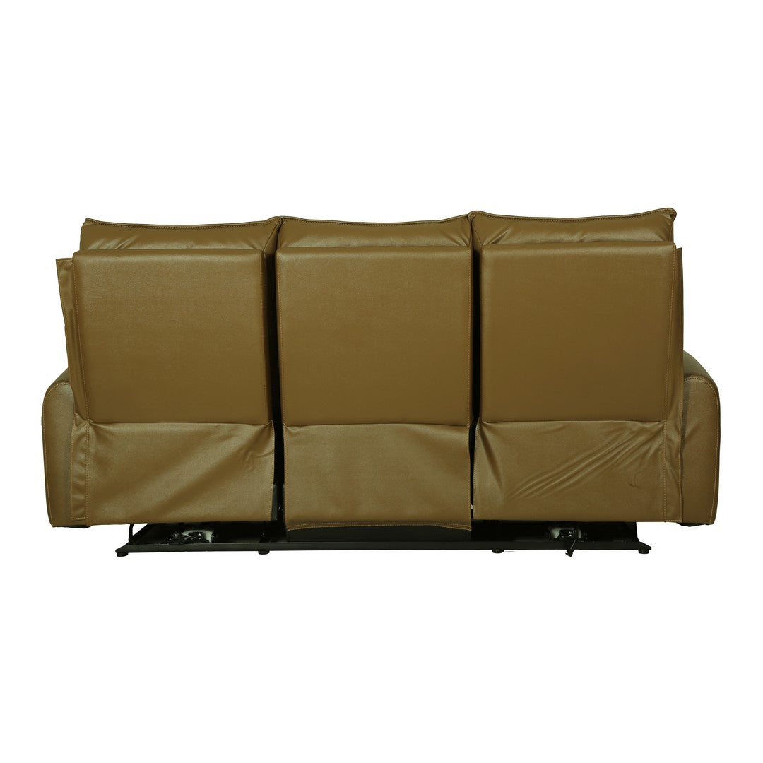 Motorized 3 Seater Recliner Leather Sofa By Stories