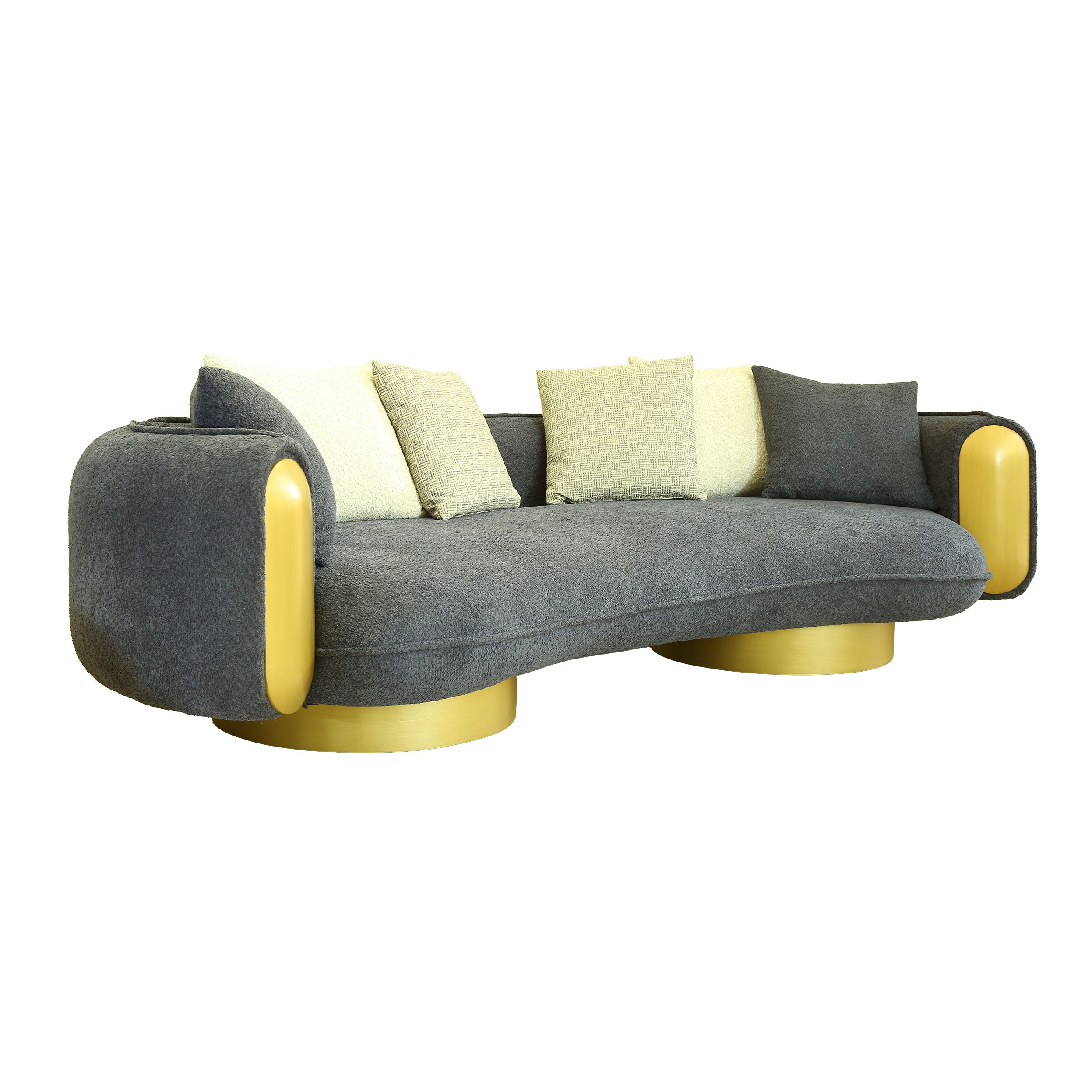 Criss 4 Seater Sofa [Solid Wood] By Stories