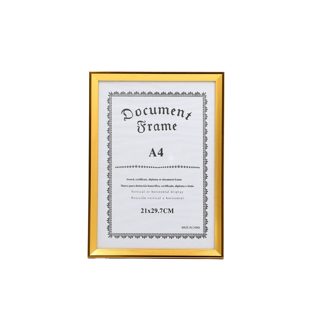 Gold Document Photo Frame By Stories