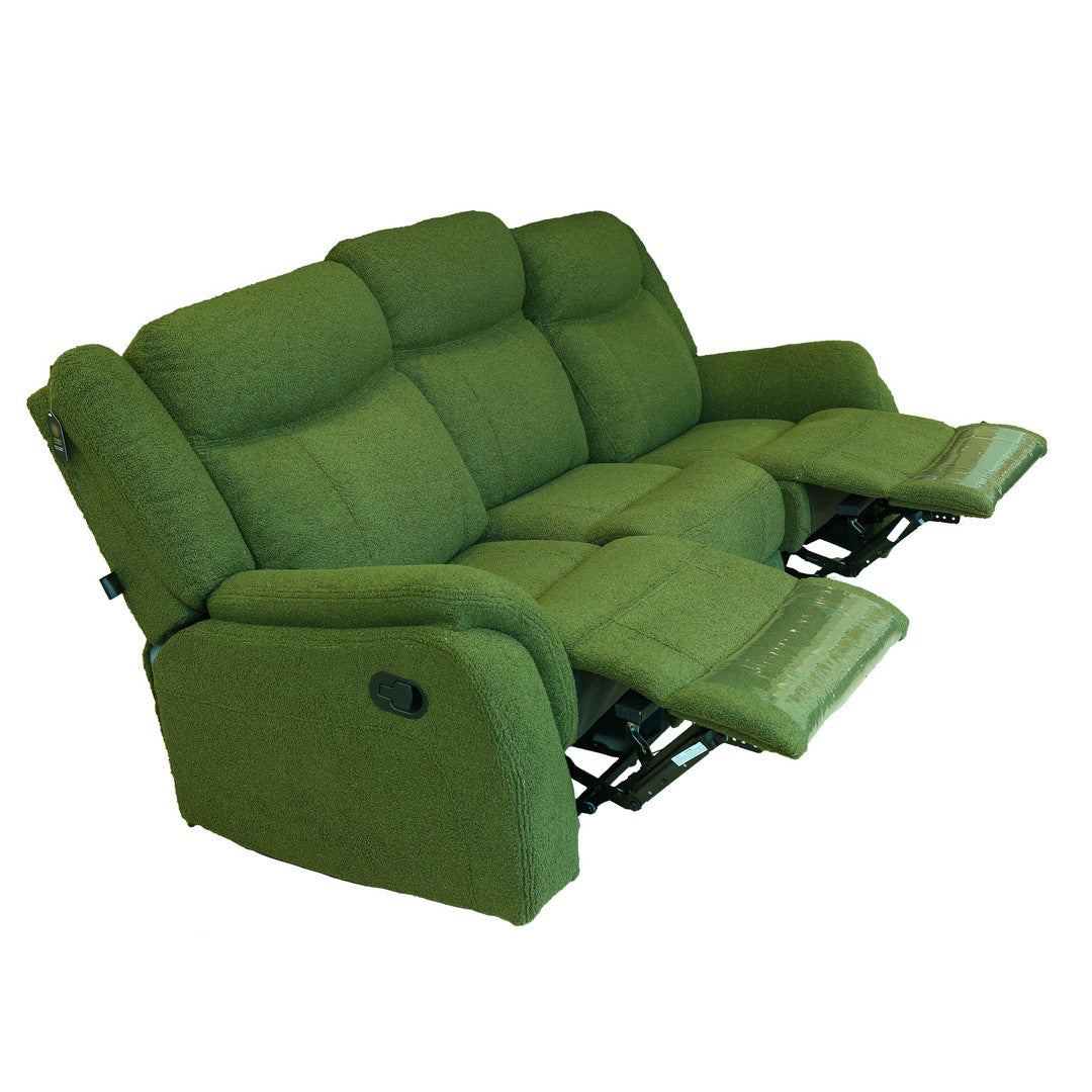 Cosas Manual 3 Seater Comfortable Recliner Sofa by Stories