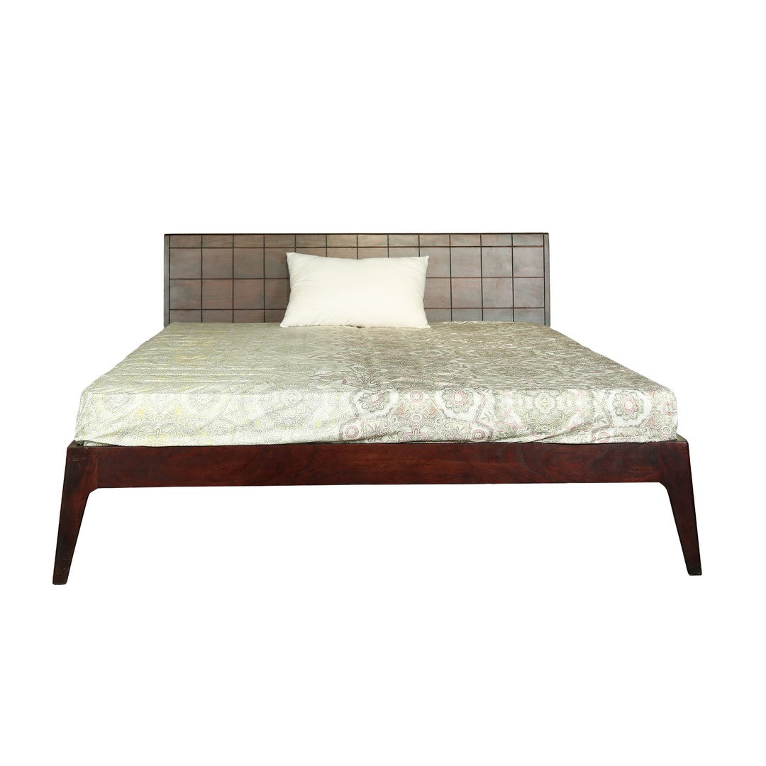 Dark Brown Acacia Wood Cot By Stories