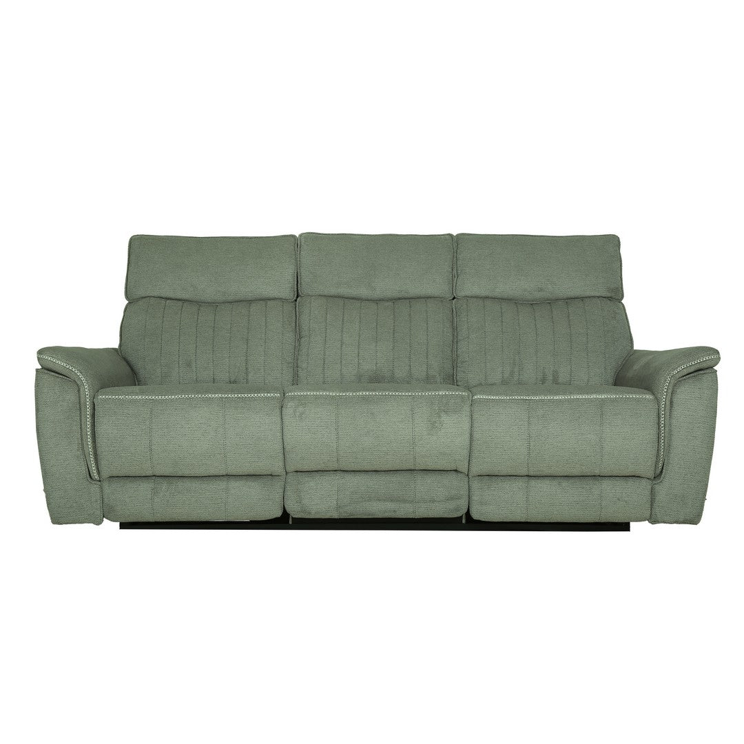 Motorized 3 Seater Recliner Fabric Sofa By Stories