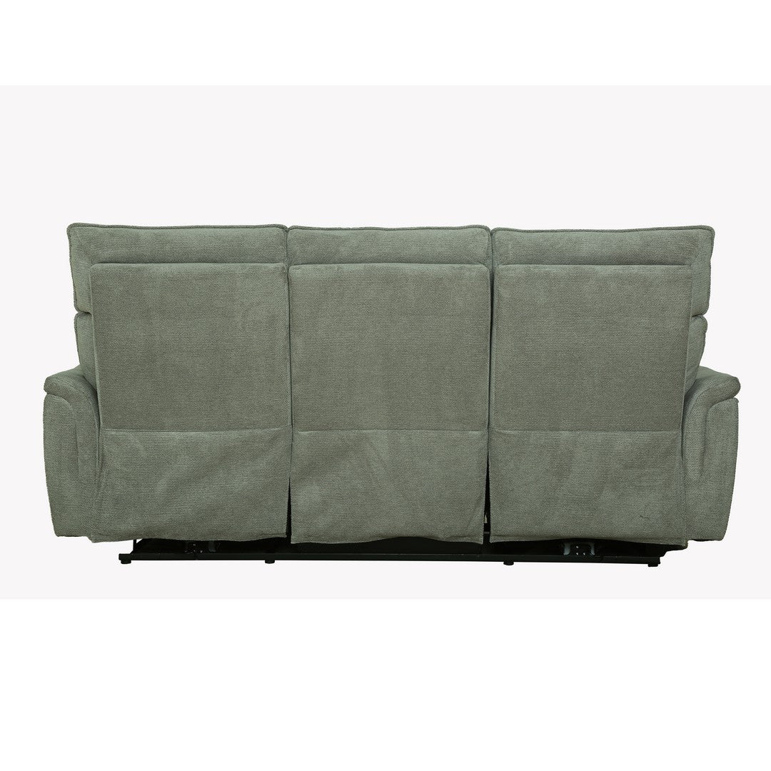 Motorized 3 Seater Recliner Fabric Sofa By Stories