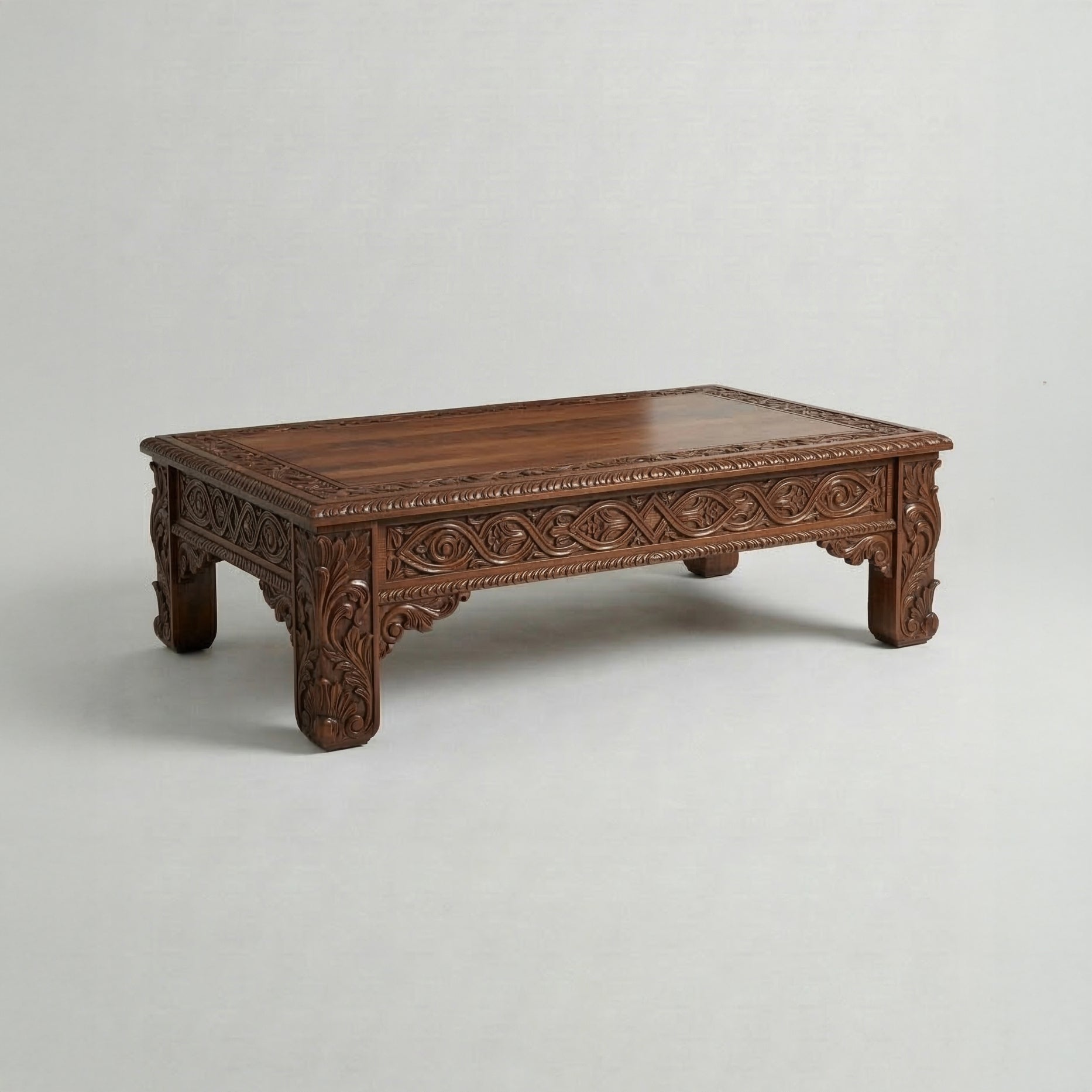 Carved Coffee Table