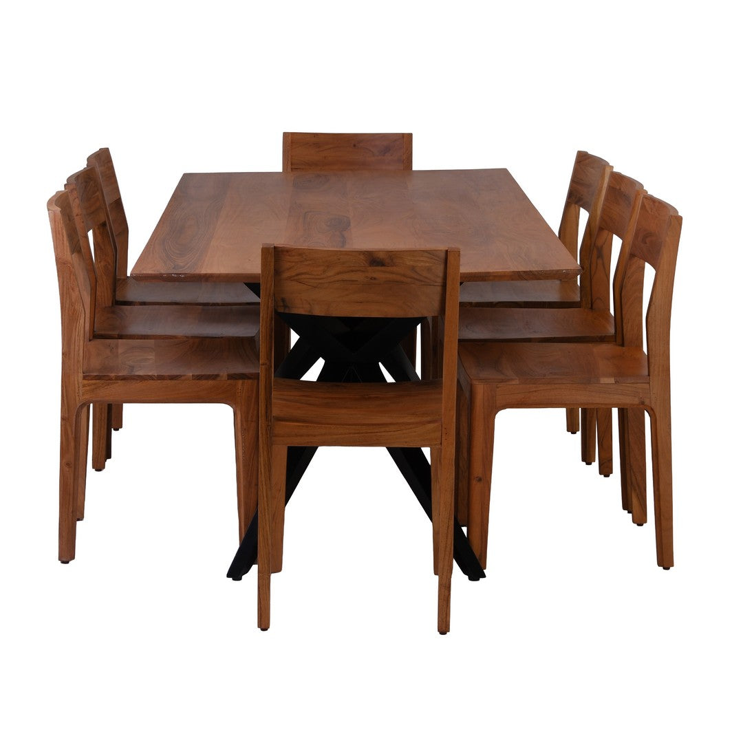 Acacia Wood 8 Seater Dining Table By Stories
