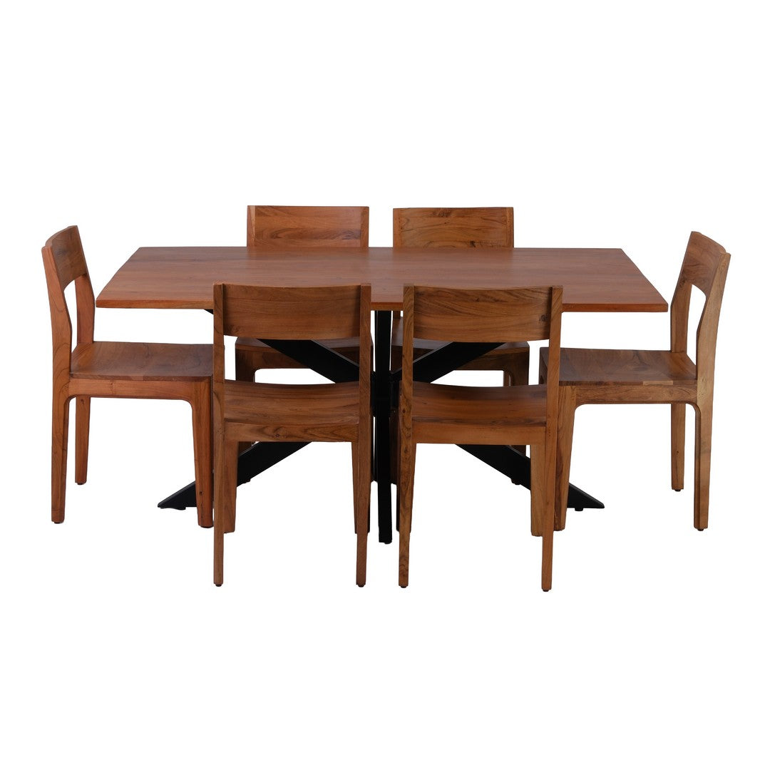Acacia Wood 8 Seater Dining Table By Stories