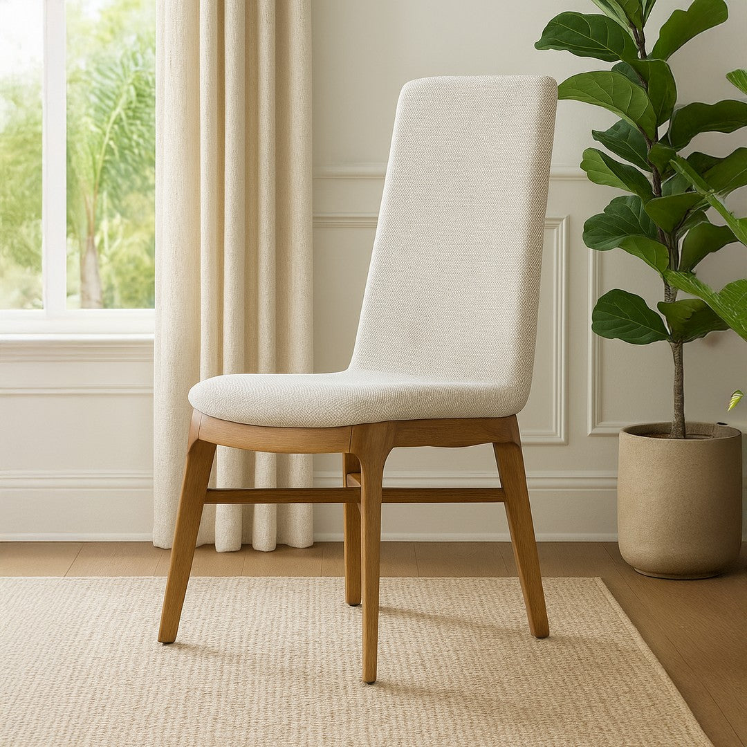 Senon Dining Chair Armless With Fabric By Stories