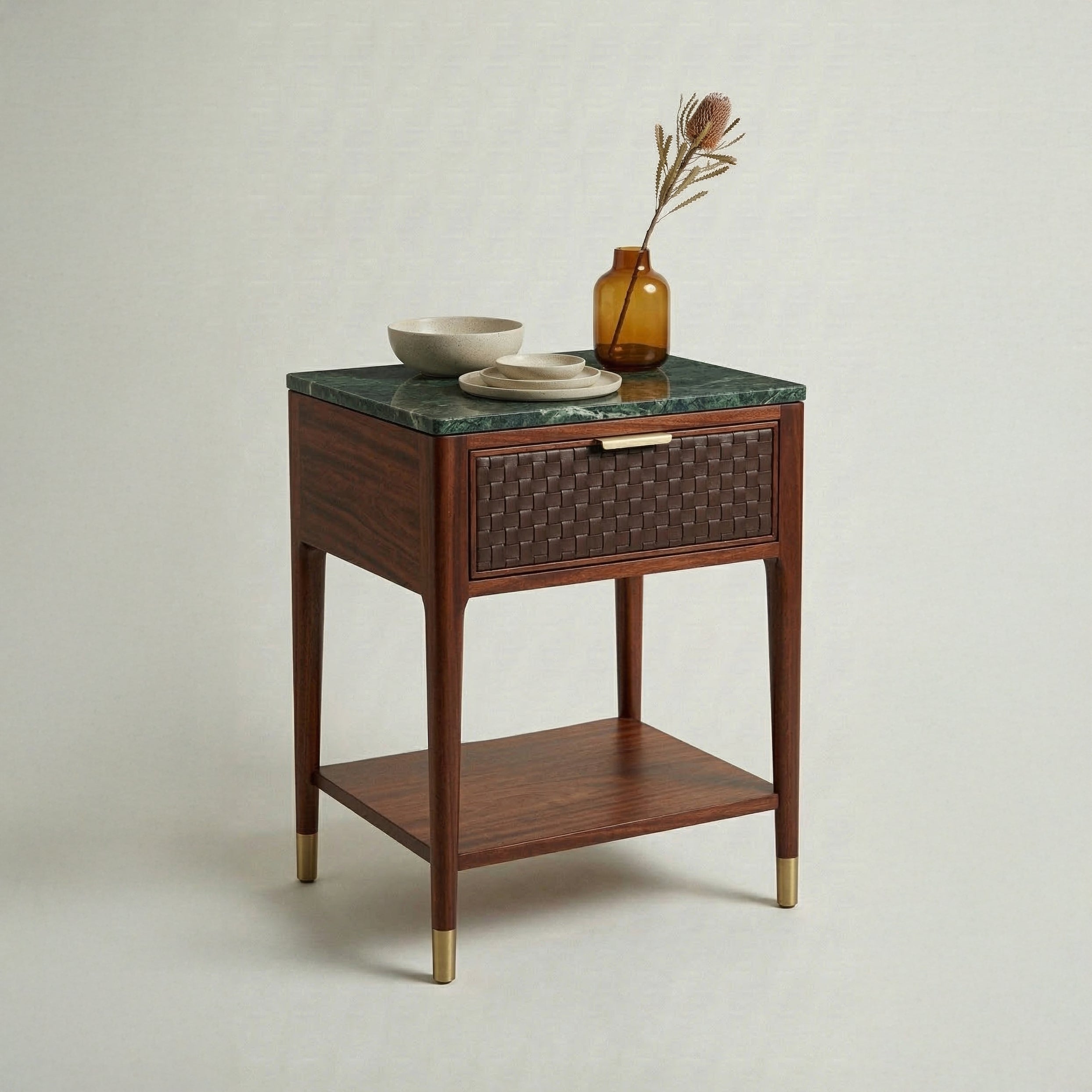 Mahogany Wood Side Table