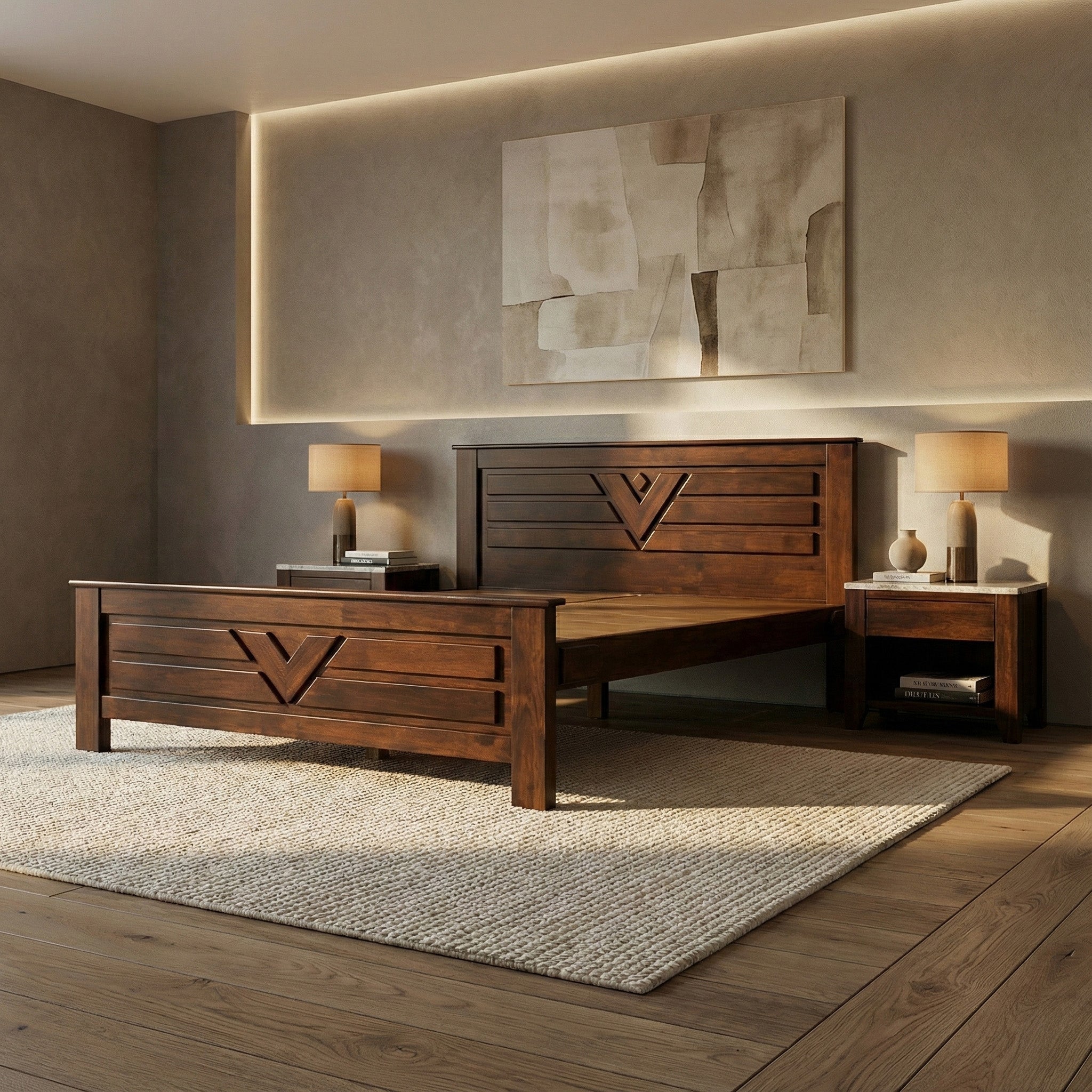 Rubberwood Cot By Stories