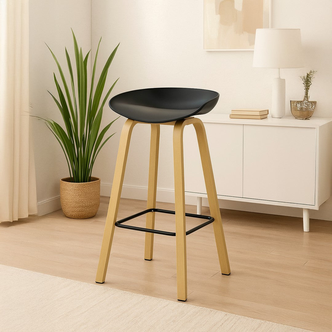 Mordic Black Bar Chair By Stories