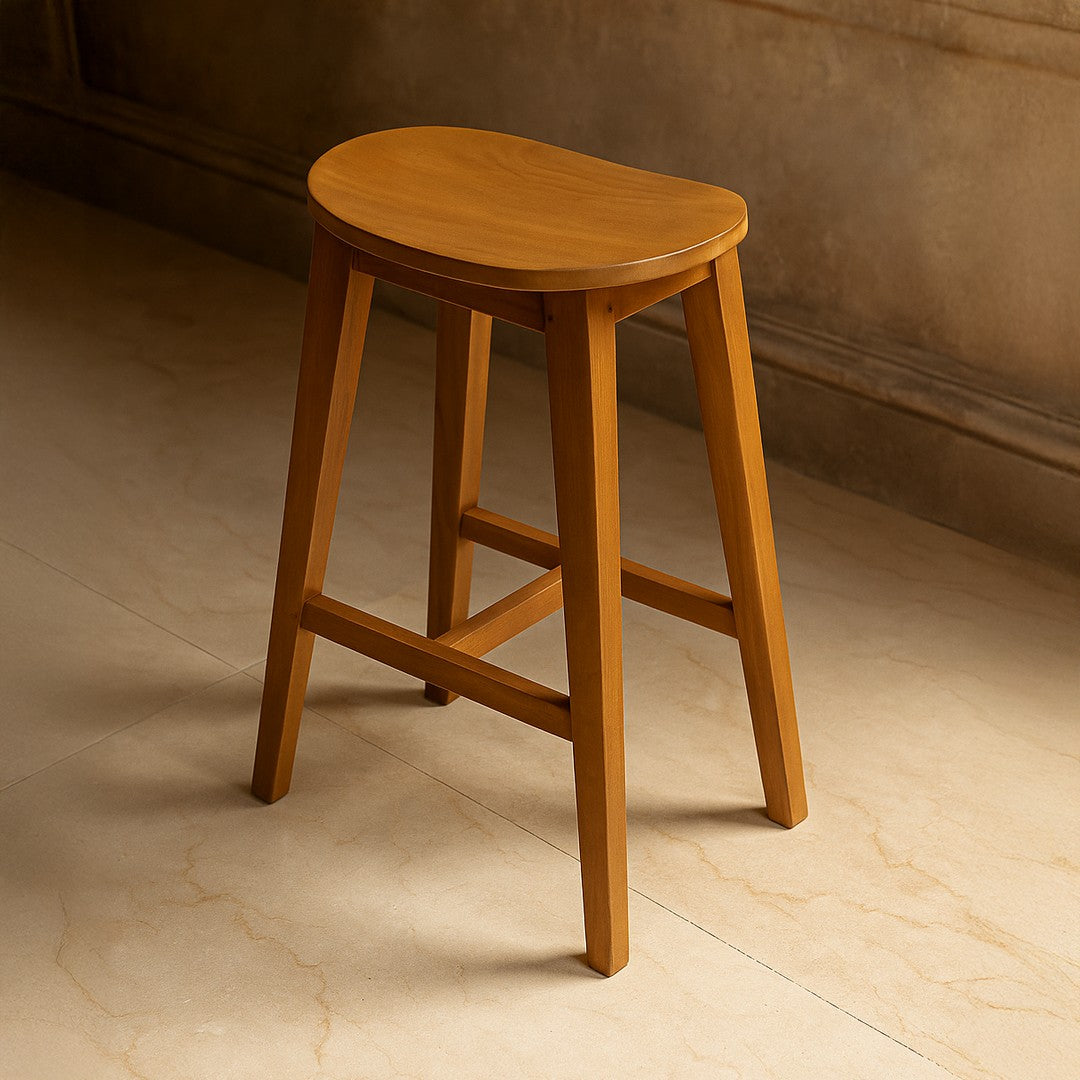 Irish Bar Stool In Mahogany Wood By Stories
