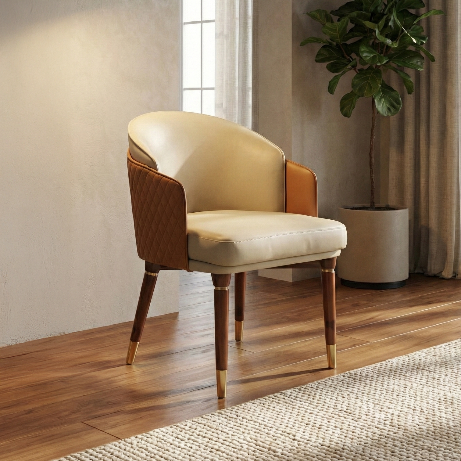 Rina Dining Chair [Solid Wood] By Stories