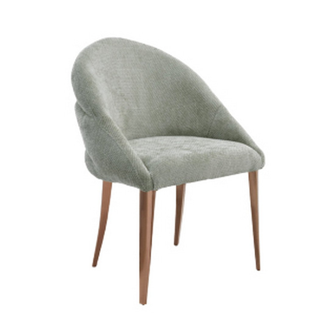 Grey Dining Chair With Wooden Legs By Stories