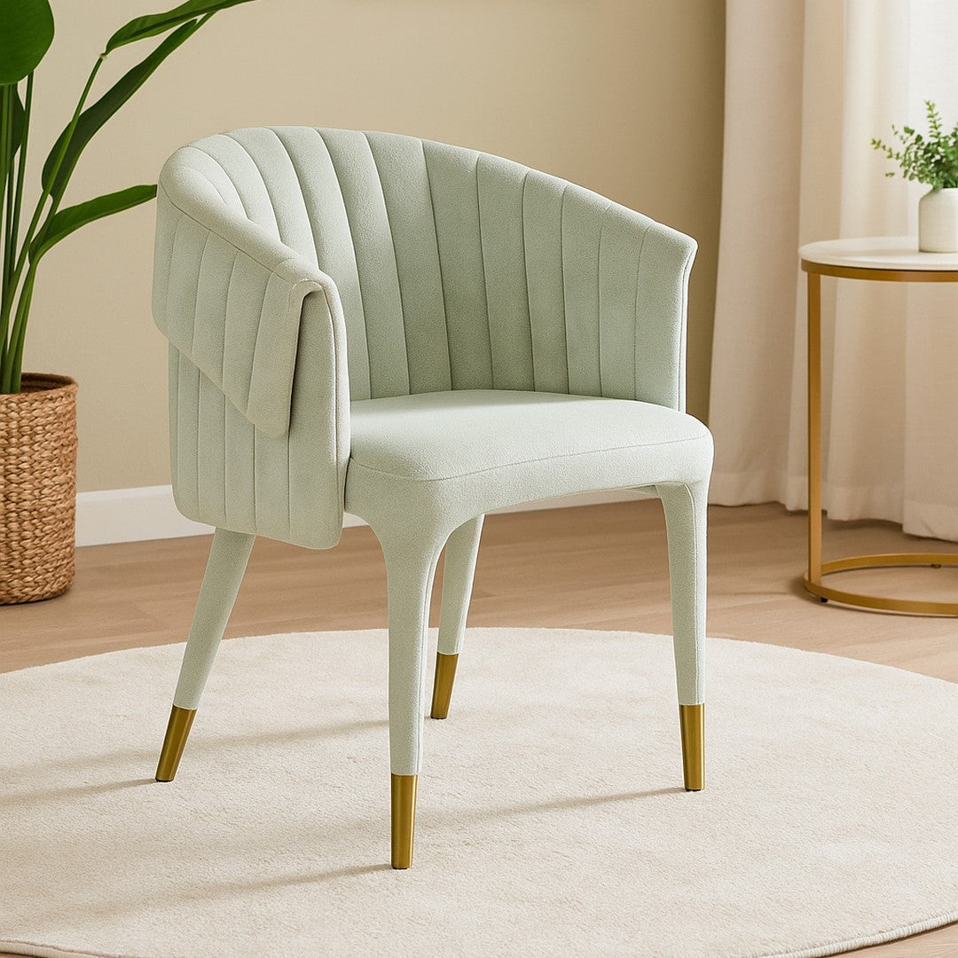 Hubie Fabric Dining Chair By Stories