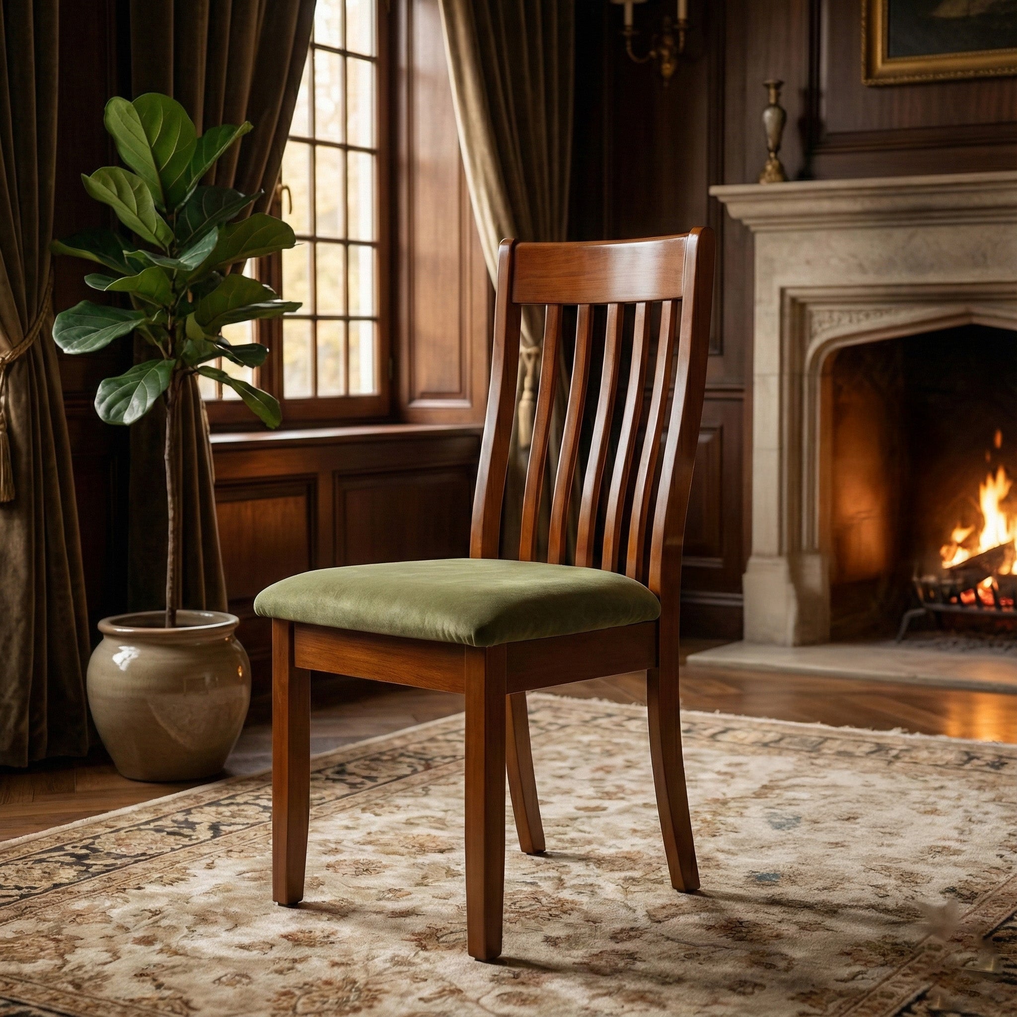 Chocolate Dining Chair By Stories