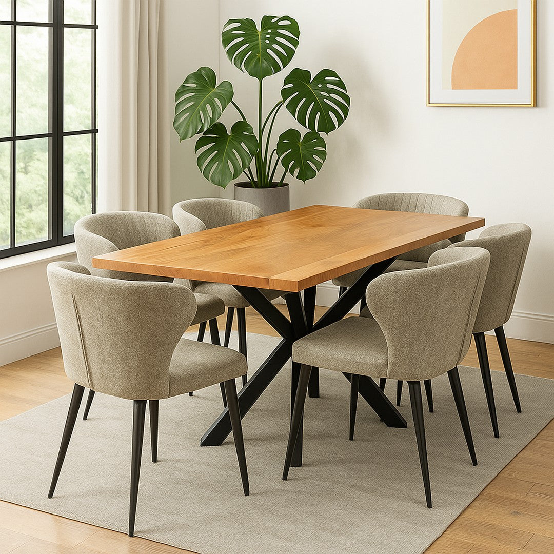 Wooden Dining Table 6 Seater By Stories