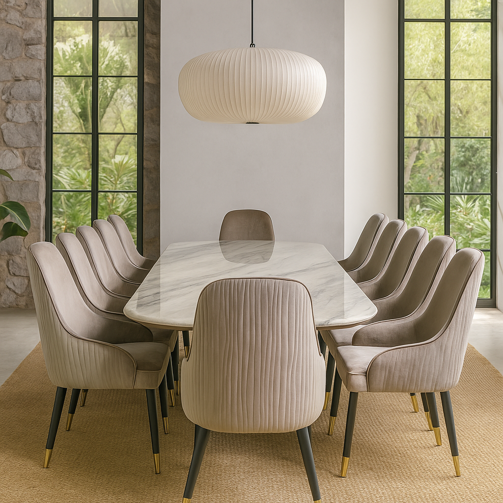 Alphamex 10 Seater Elegant Dining Table By Stories