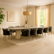 Gelosia 10 Seater Dining Table Marble paper By Stories