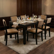 Black 6 Seater Dining Table By Stories