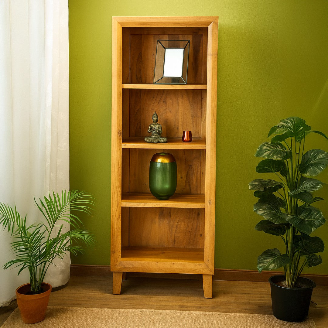Acacia Wood Bookcase By Stories