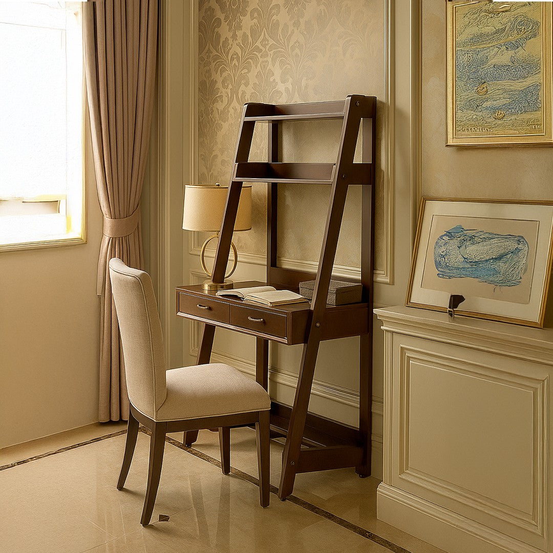 Brown Study Table By Stories