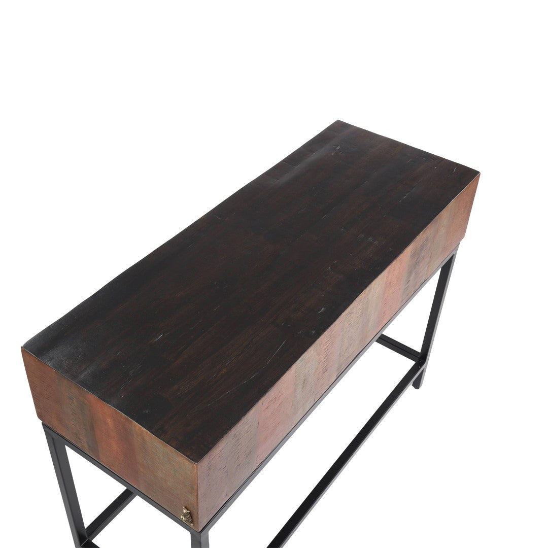 Mango Wood Compact Console By Stories