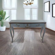 Hallbert Grey Console By Stories