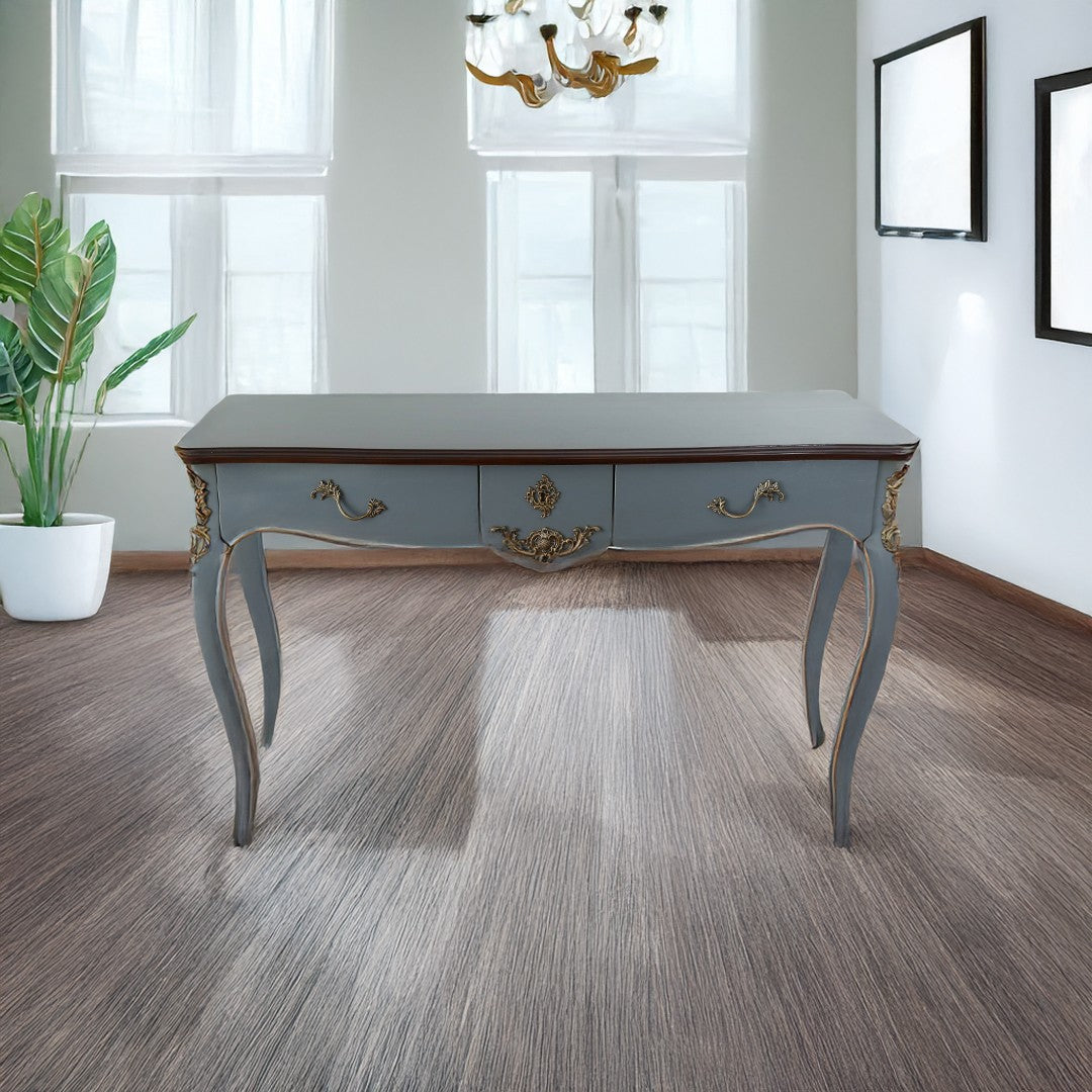 Hallbert Grey Console By Stories