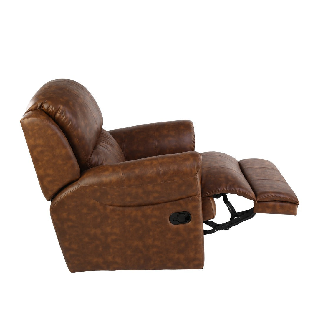 Brown Boston Manual Recliner Sofa By Stories
