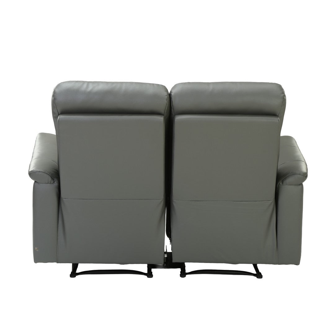 Dark Grey Manual 2 Seater Recliner Sofa By Stories