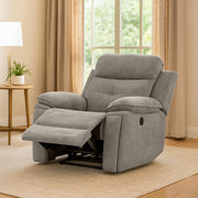 Tierra Motorized 1 Seater Recliner Sofa Chenille Boucle By Stories