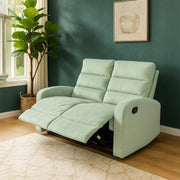 Monaco Flora Manual 2 Seater Recliner Velvet Sofa By Stories