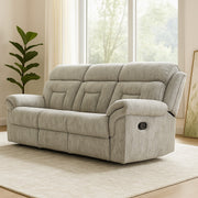 Marina Manual 3 Seater Recliner Sofa Morgan Boyd Graphite By Stories