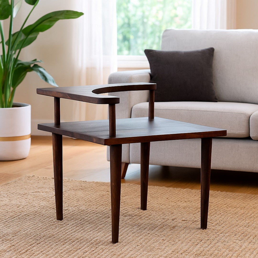 Mango Wood Side Table By Stories