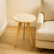 Tri Table Round U.V. Print Wood Coffee By Stories