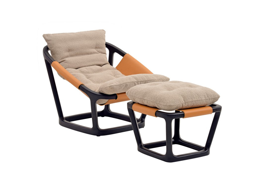 Honesty Leisure Chair with Foot Stool By Stories