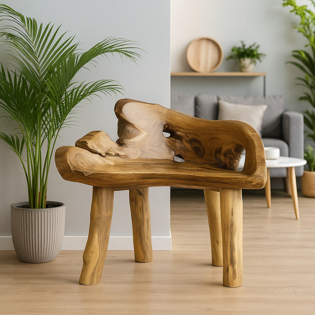 Zeta 1 Seater Chair TK Natural Finish By Stories