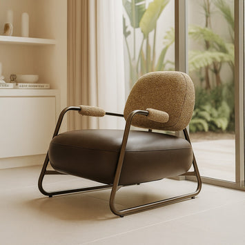Dauan Leisure Dark Brown Chair By Stories