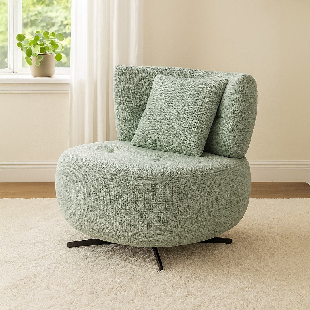 Dekel White Leisure Chair By Stories