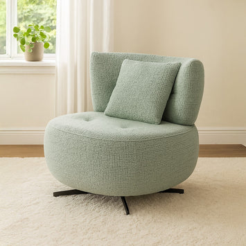 Dekel White Leisure Chair By Stories