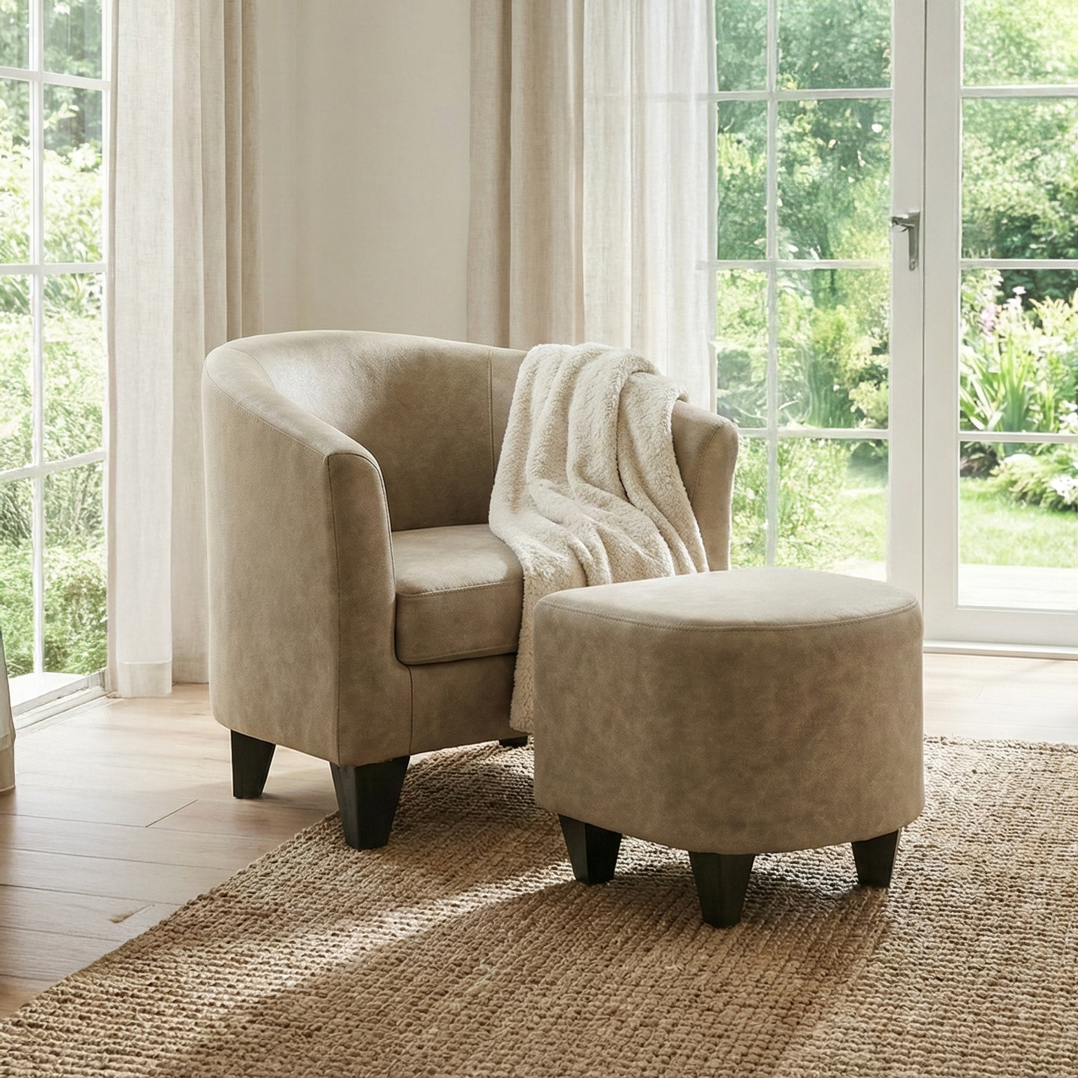 Cameron Chair with Ottoman