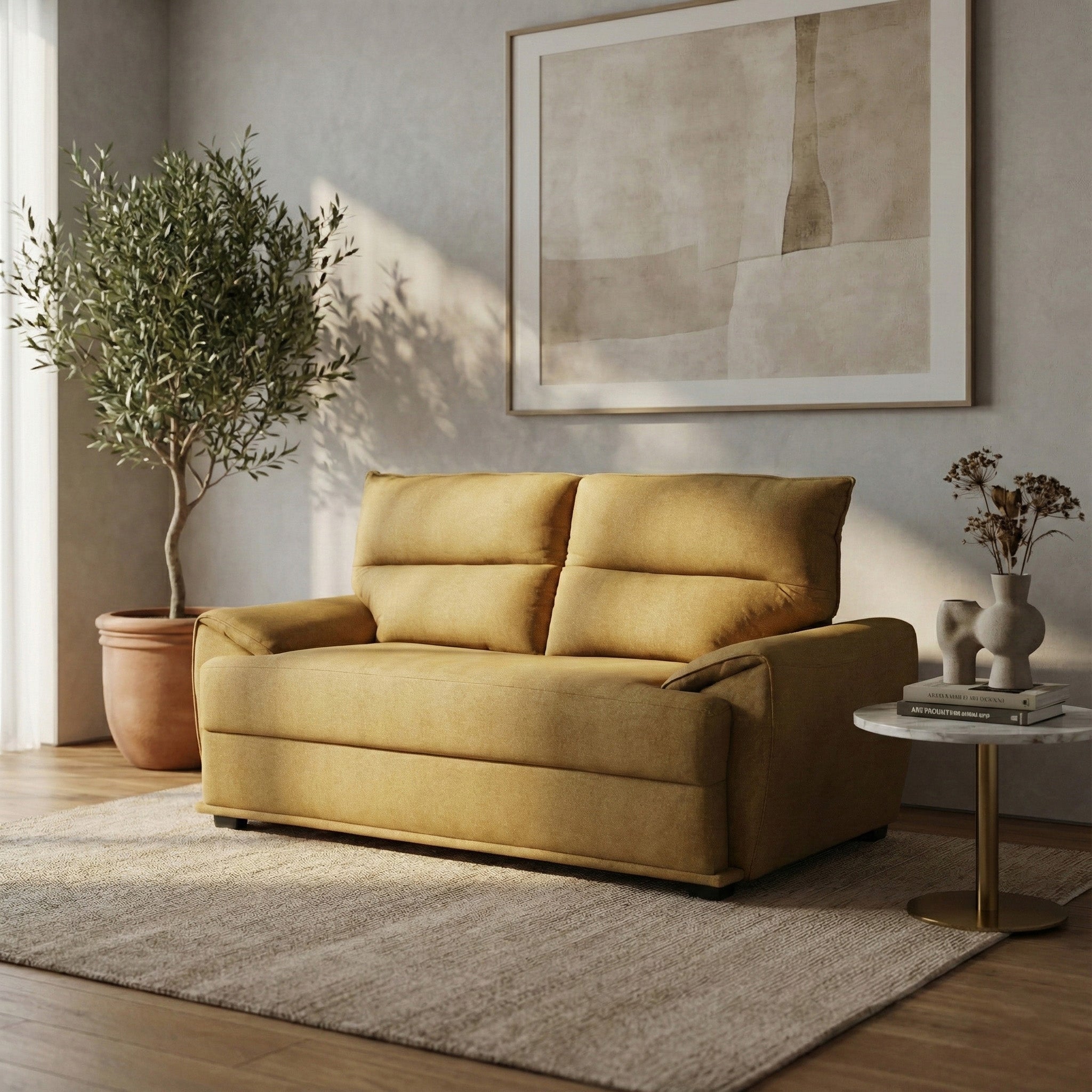 Jade 2 Seater Sofa [Backrest: Fabric] By Stories