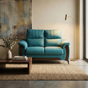 Omega Blue Monty 2 Seater Sofa [Backrest: Fabric] By Stories