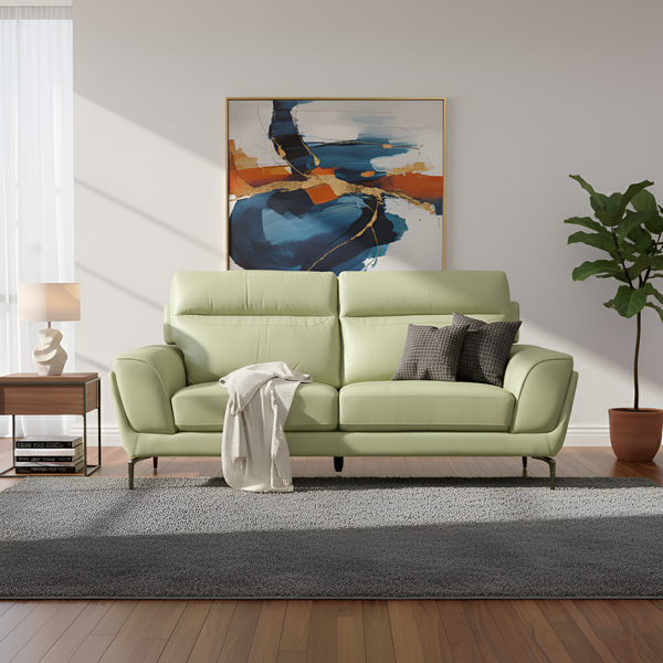 Corvion 3 Seater Sofa [Artificial Leather] By Stories